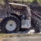 Incendio nun vehículo agrícola na DP-6503 á altura de Carcacia, no Concello de Padrón
